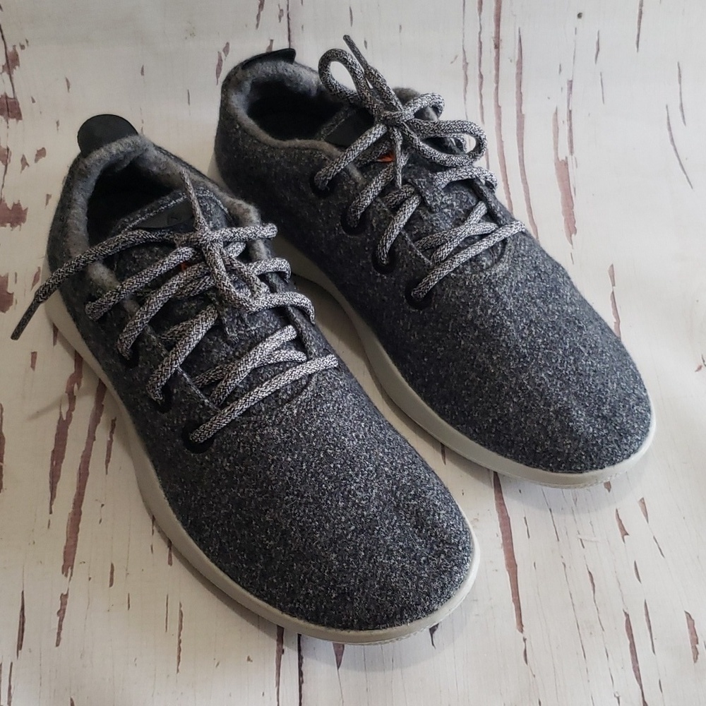 Allbirds 8 mens gray merino casual shoes - Picture 2 of 8